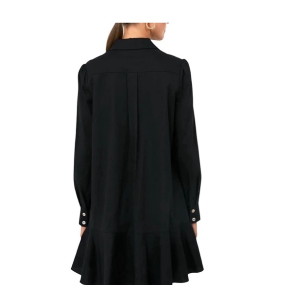 NWOT Tuckernuck Small Women's Black
Callahan Dress Ruffle Hem Swing Oversized - Picture 8 of 13